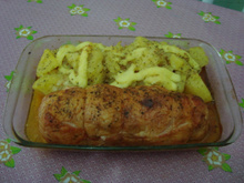 Rocambole de frango