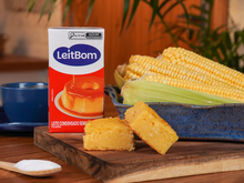 Pamonha de forno que desmancha na boca com LeitBom