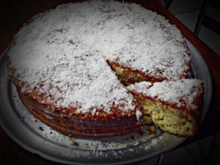 Bolo de fanta laranja molhadinho