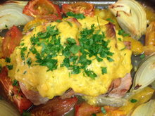 Lombo suíno com mostarda