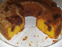 Bolo de fubá com milho