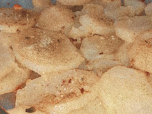 Batatas temperadas ao forno