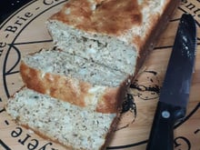 Pão lowcarb de cebola