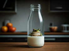 O curioso hábito de colocar sapos vivos dentro da garrafa de leite para conservar não é mito - e ciência tem a explicação!
