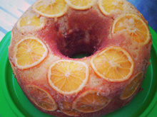 Bolo decorado com laranja super fácil