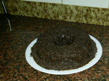 Bolo de chocolate maravilhoso