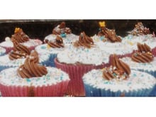 Cupcake de chocolate com doce de leite