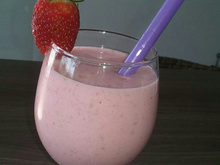 Batidinha de Morango Feliz