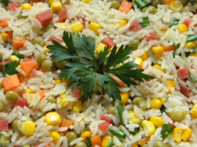 Arroz temperado maravilhoso