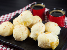 Receita de pão de queijo de micro-ondas