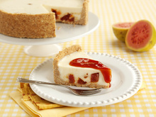 Torta de ricota com goiabada