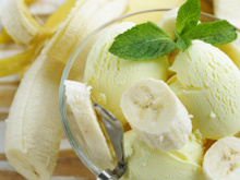 Sorvete de banana fácil