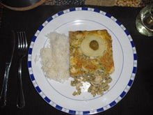 Torta capixaba de bacalhau e repolho