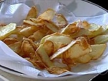 Batatas em rodelas crocrantes