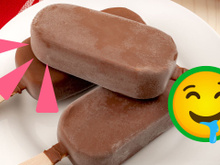 Sorvete Magnum saudável de 2 ingredientes SEM AÇÚCAR e com poucas calorias: é muito fácil fazer essa sobremesa gelada!