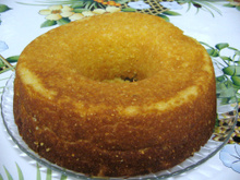 Bolo de fubá sem farinha