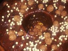Bolo de cenoura com cobertura brigadeiro