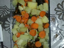 Costela com verduras 