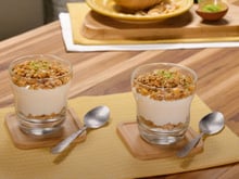 Gelado crocante de limão brasileiro