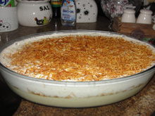 Pavê de coco queimado