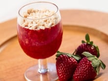 Purê de Morango com Gelatina