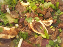 Carne cozida com legumes