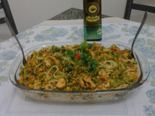 Macarrão semi-vegetariano