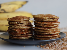 Panqueca de banana e aveia