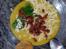 Creme de mandioquinha