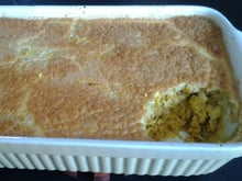 Torta de dobradinha gratinada