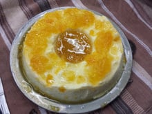 Pasta de queijo brie com geleia de damasco