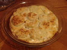 Batata gratinada simples