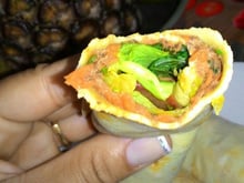 Crepioca simples com sardinha