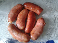 Linguiça de churrasco na panela de pressão