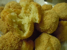 Bolinho frito salgado