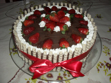 Torta fina de chocolate