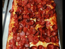 Pizza de forma para aniversário