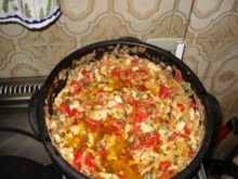 Peixe com banana madura