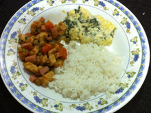 Frango com legumes