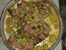 Bisteca assada na cerveja e batata