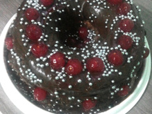 Bolo maravilhoso de chocolate e doce de leite