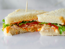 Lanche natural de frango