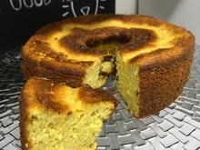 Bolo de milho com aveia