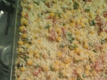 Arroz carreteiro de carne assada