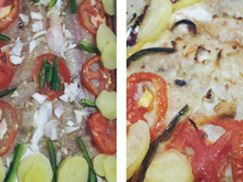 Filé de merluza no forno