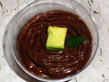 Mousse de abacate com cacau