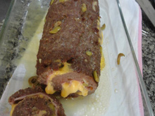 Rocambole de Carne.
