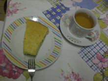 Bolo rápido de laranja