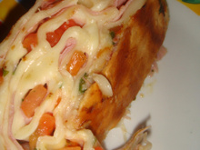 Rocambole  de massa de pastel