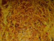 Fritada de peixe no forno